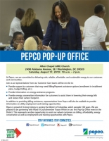 PEPCO POP-UP OFFICE